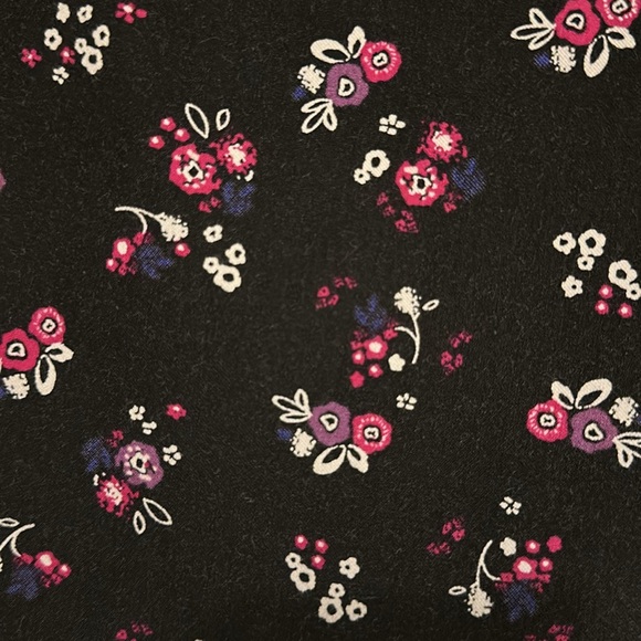 EUC Lane Bryant Floral Allie Straight Leg Dress Pants. Black, Pink, Purp… - Picture 2 of 4